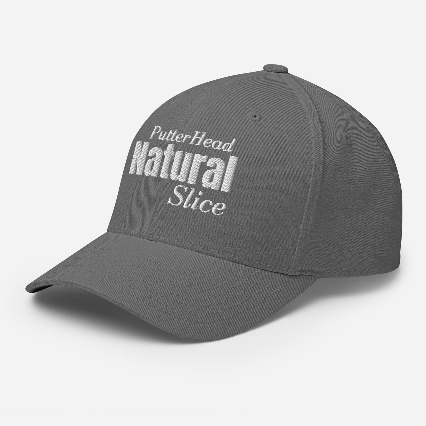 PutterHead Natural Slice FlexFit Fitted Hat - PutterHead