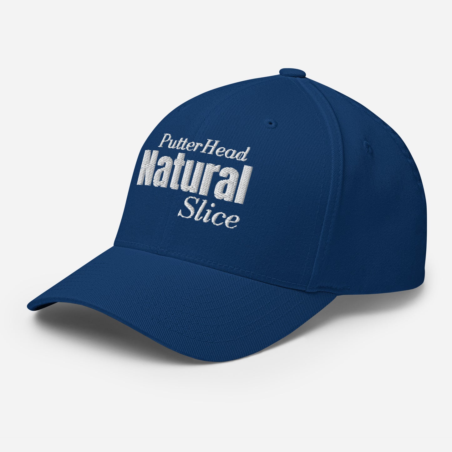 PutterHead Natural Slice FlexFit Fitted Hat - PutterHead