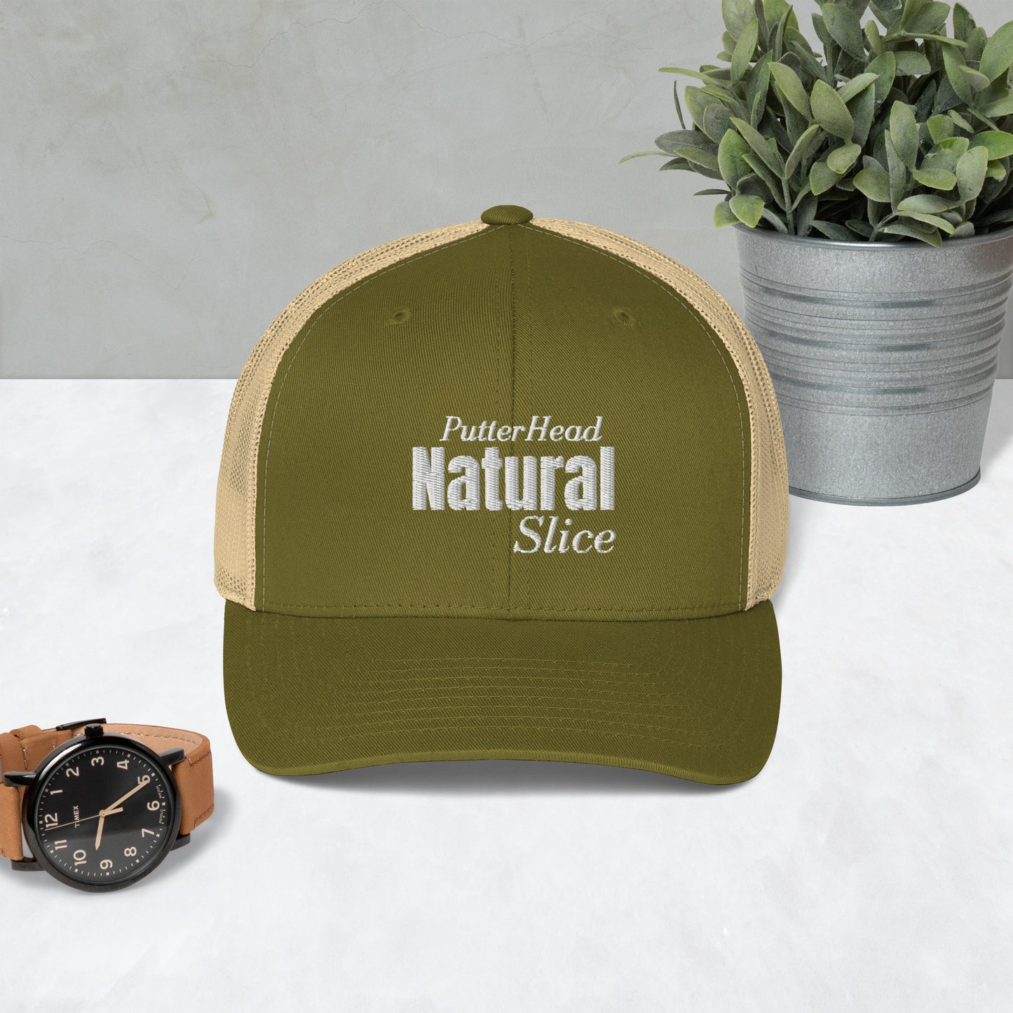 Natural Slice Mesh Snap Back - PutterHead