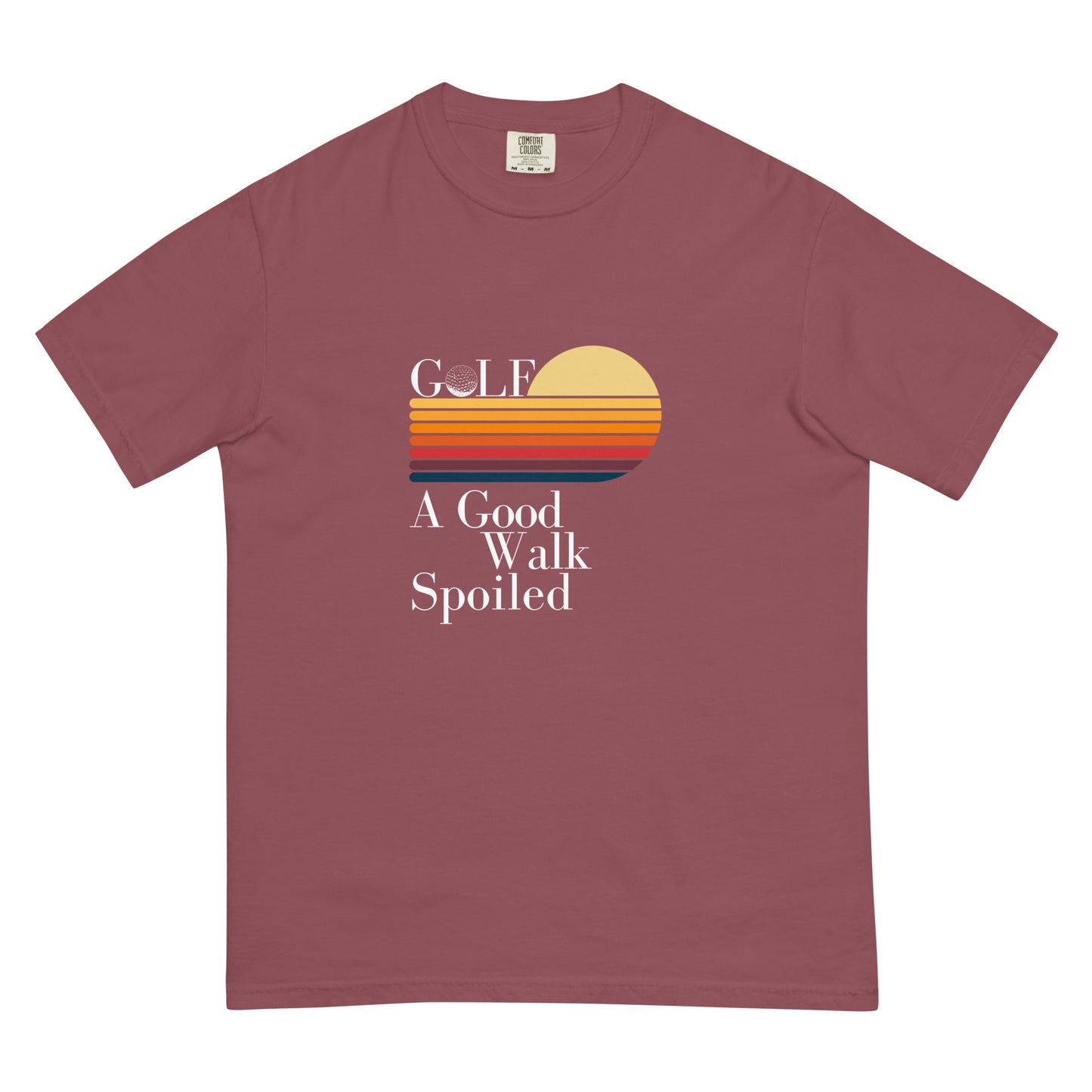 PutterHead A good walk spoiled heavyweight t-shirt - PutterHead