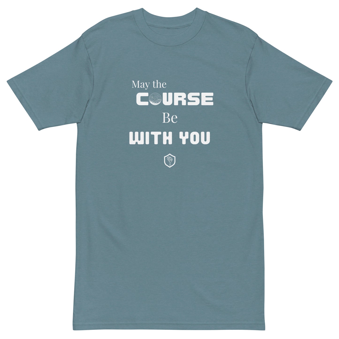 PutterHead May the Course Be With You Men’s premium heavyweight tee - PutterHead