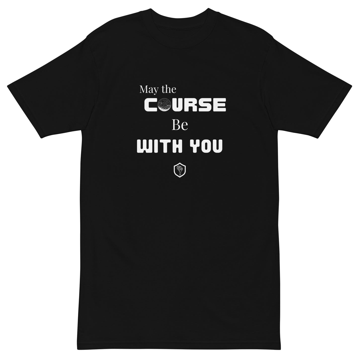 PutterHead May the Course Be With You Men’s premium heavyweight tee - PutterHead