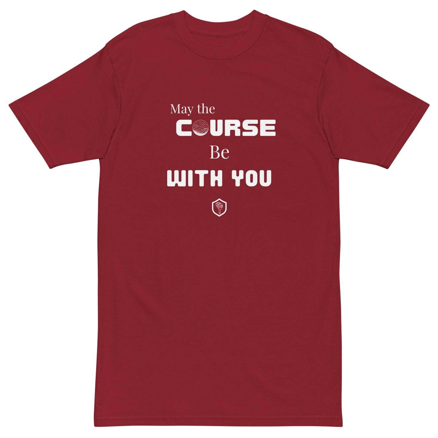 PutterHead May the Course Be With You Men’s premium heavyweight tee - PutterHead