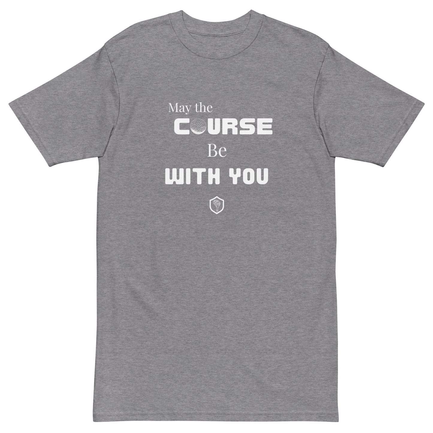 PutterHead May the Course Be With You Men’s premium heavyweight tee - PutterHead