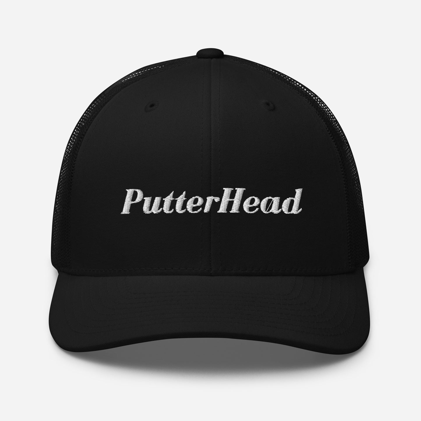 PutterHead mesh snapback White Text - PutterHead