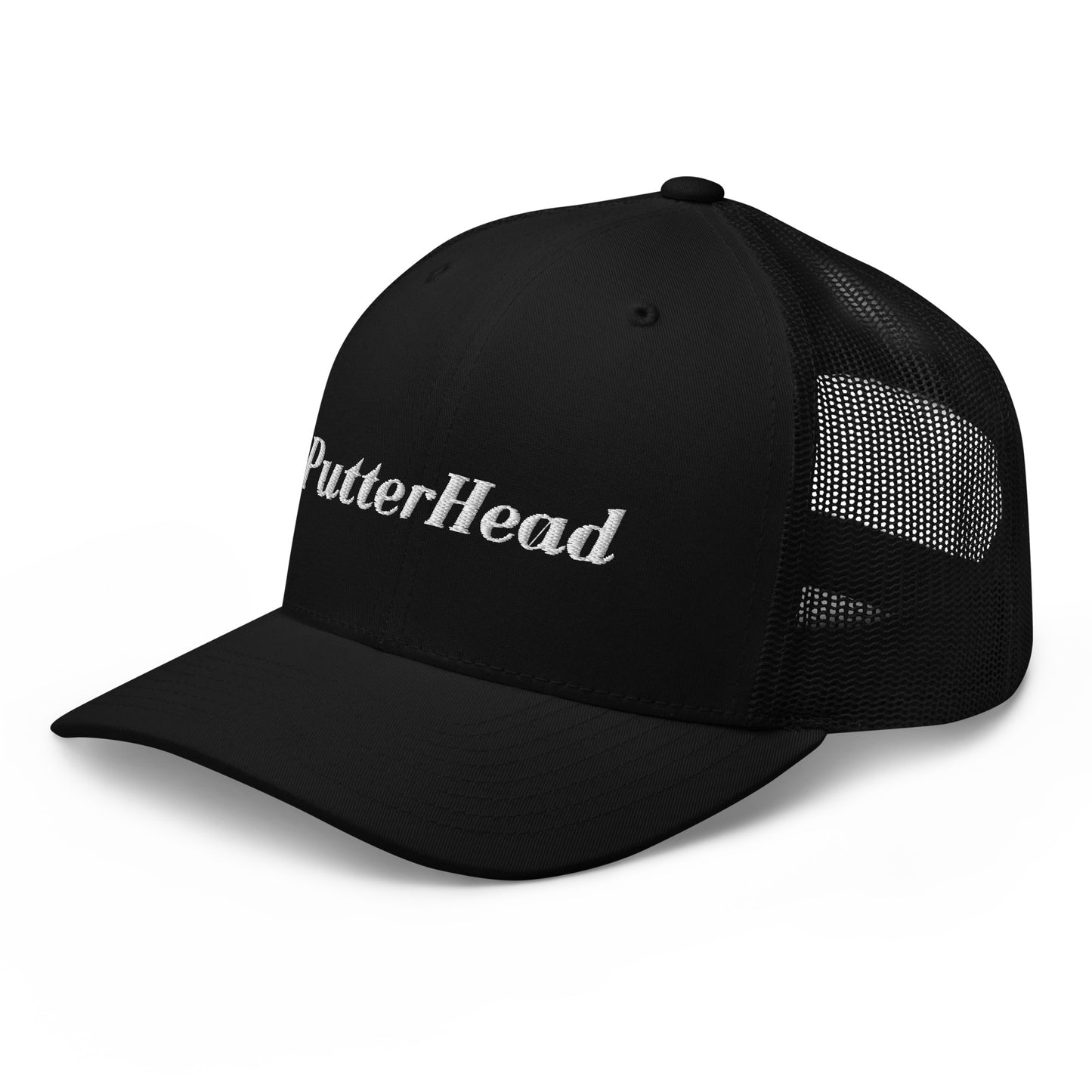 PutterHead mesh snapback White Text - PutterHead