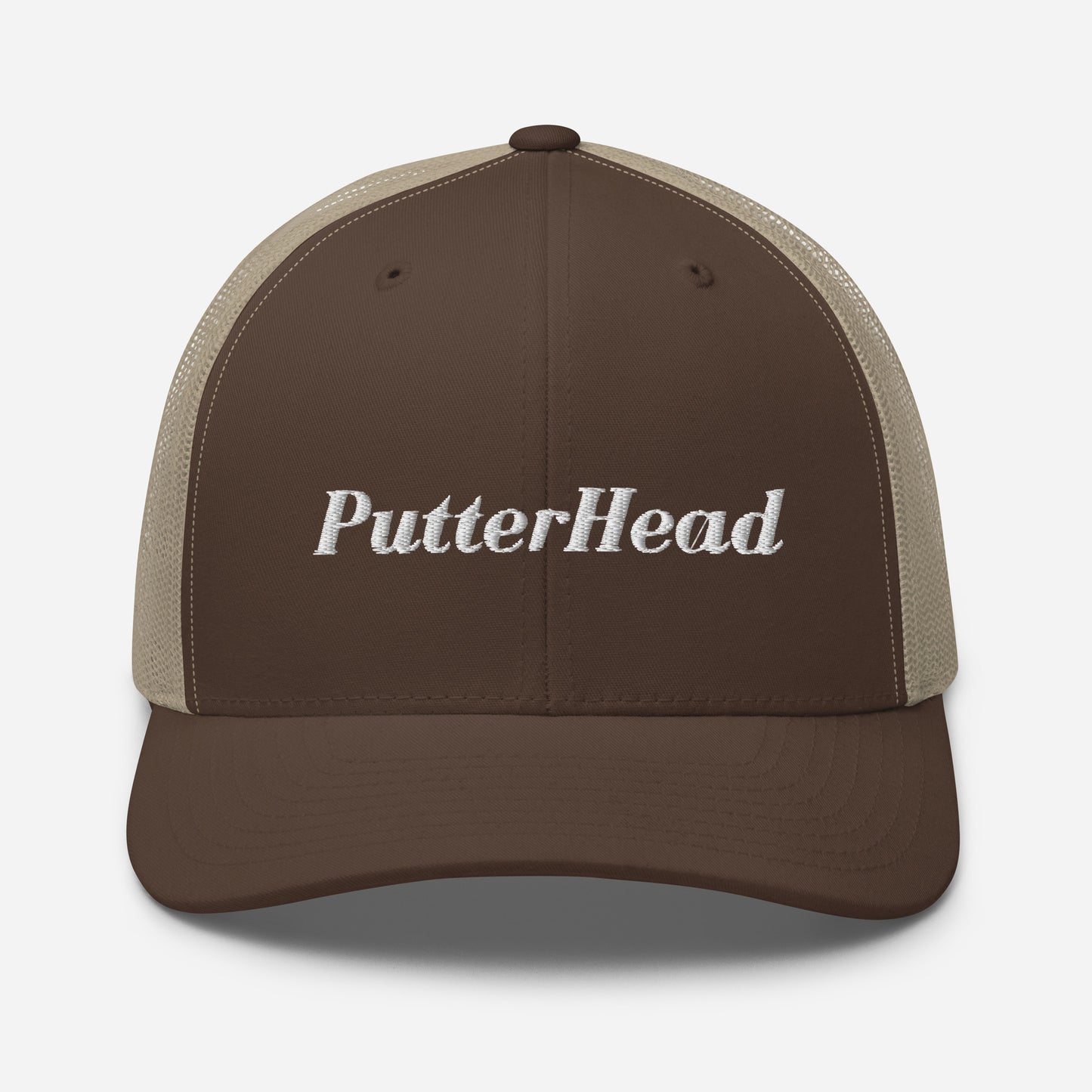 PutterHead mesh snapback White Text - PutterHead