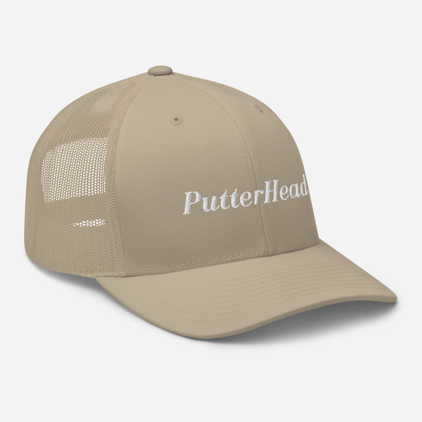 PutterHead mesh snapback White Text - PutterHead