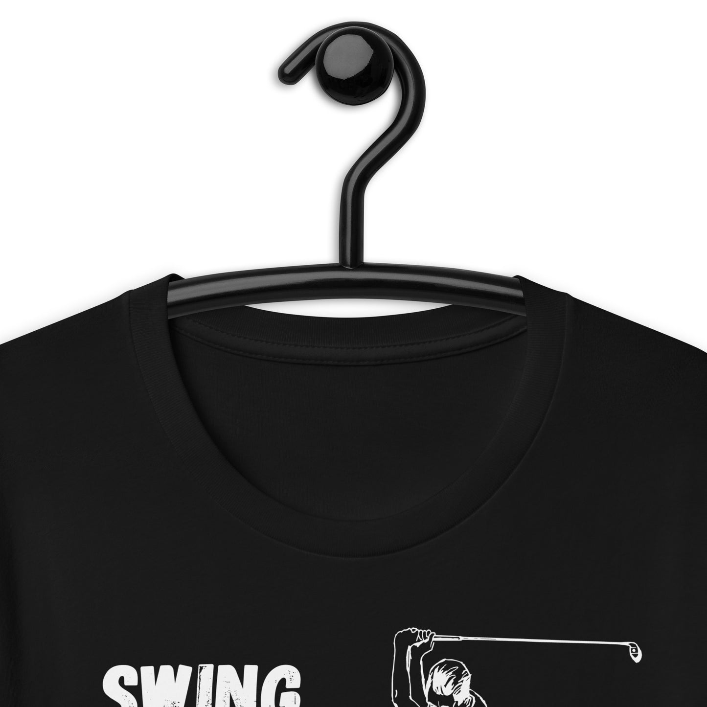 Swing. Swear. Look for ball. Repeat Unisex t-shirt - PutterHead