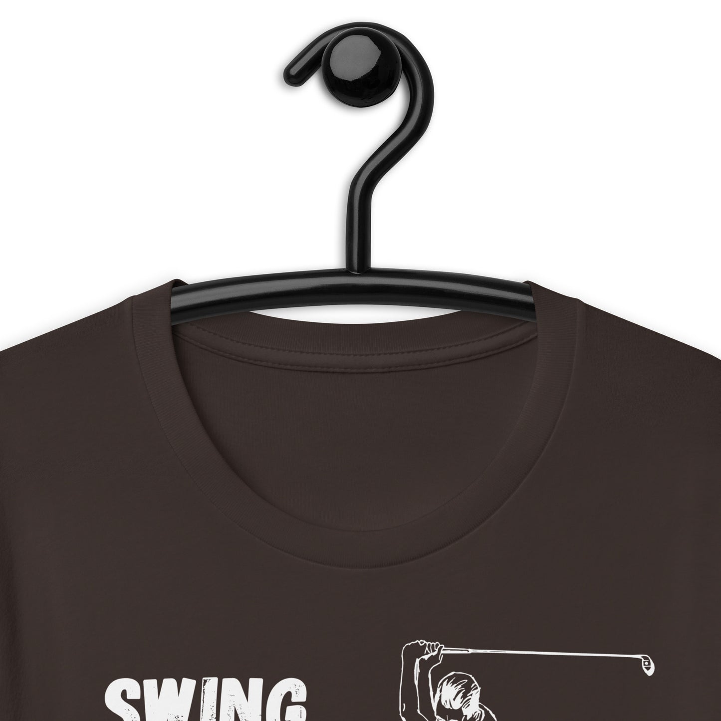 Swing. Swear. Look for ball. Repeat Unisex t-shirt - PutterHead