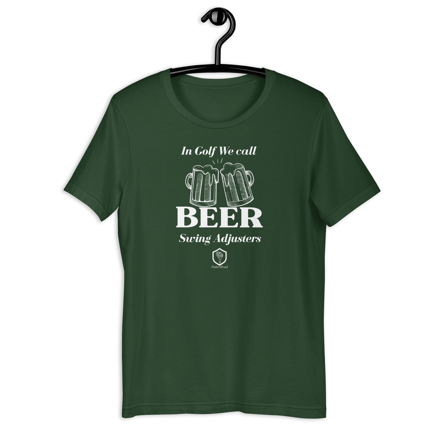 PutterHead We call Beer Swing Adjusters t-shirt - PutterHead