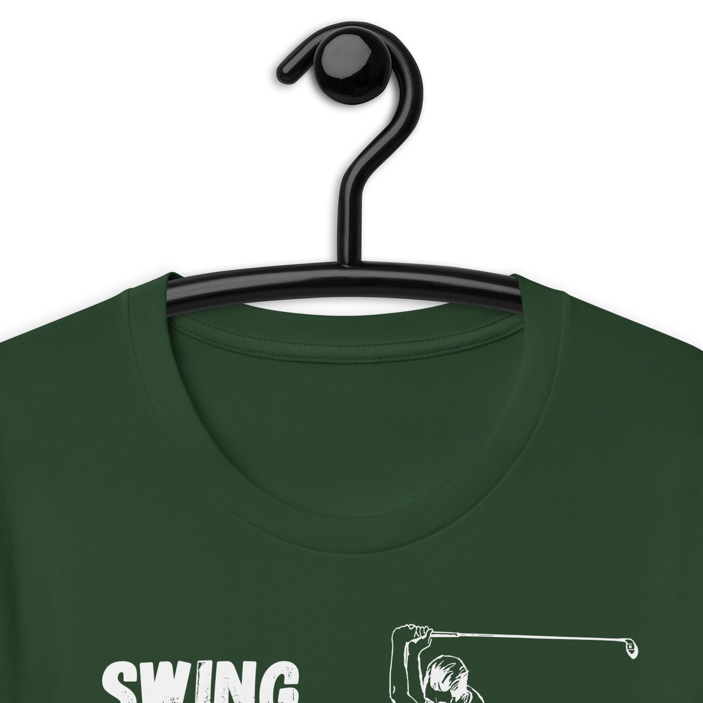 Swing. Swear. Look for ball. Repeat Unisex t-shirt - PutterHead