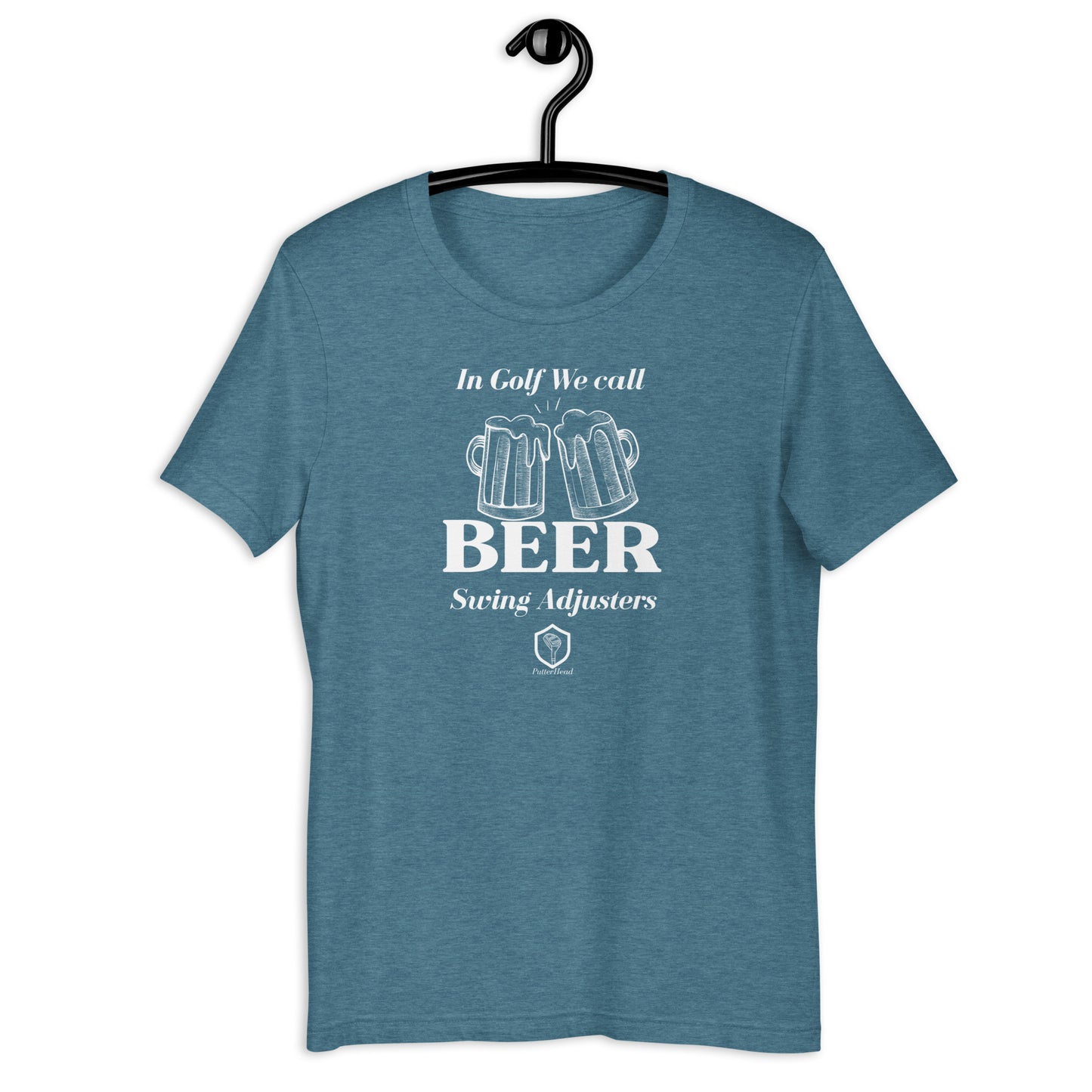 PutterHead We call Beer Swing Adjusters t-shirt - PutterHead