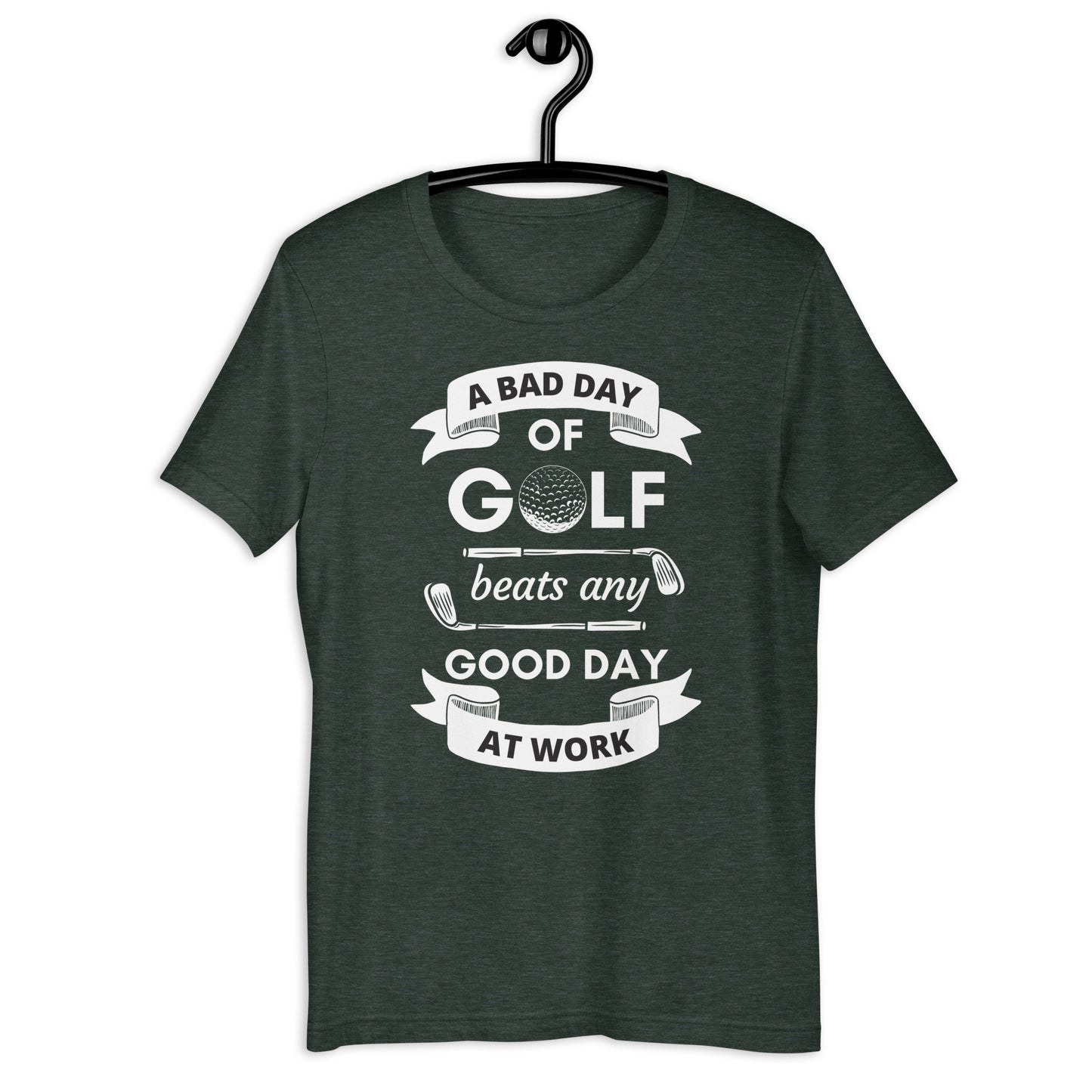 A Bad day at golf Unisex t-shirt - PutterHead