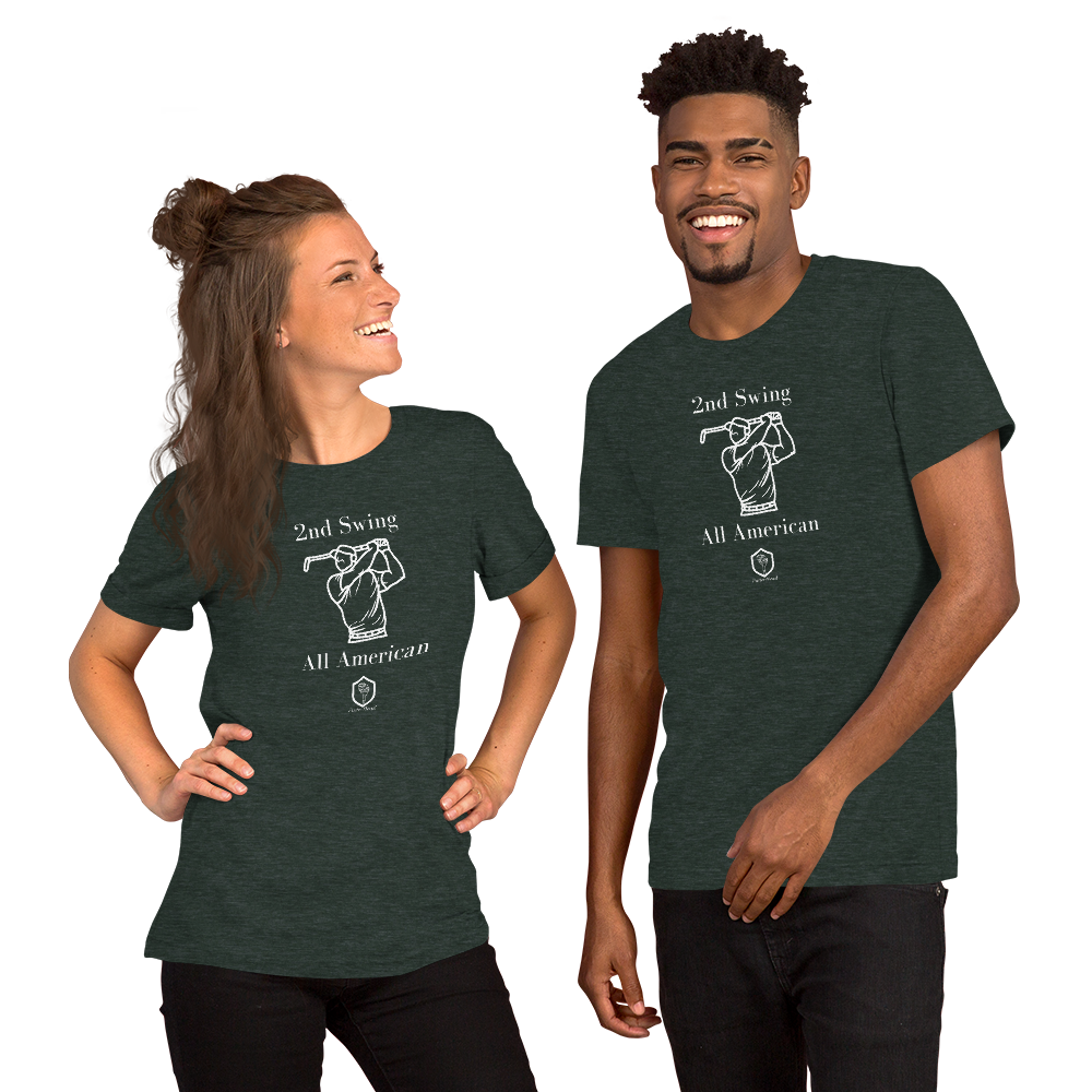 2nd Swing All American Men’s heavyweight t-shirt - PutterHead