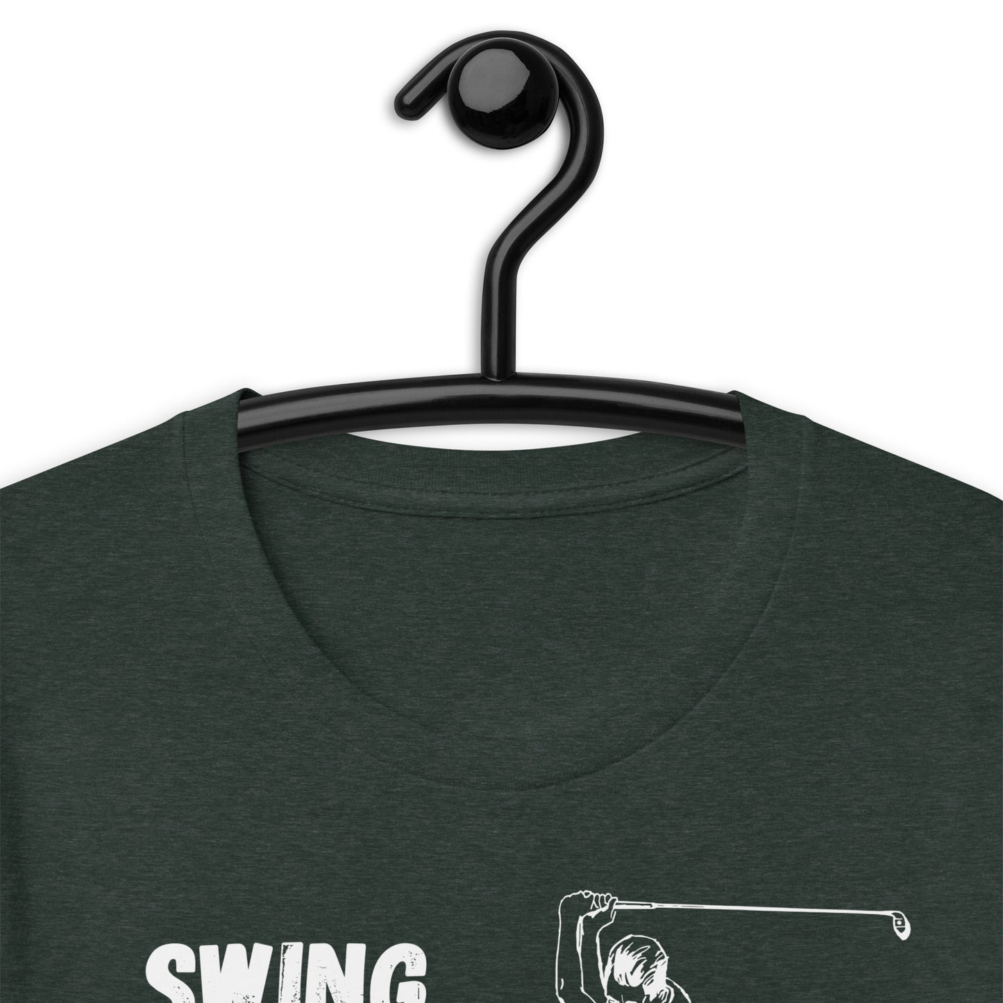 Swing. Swear. Look for ball. Repeat Unisex t-shirt - PutterHead