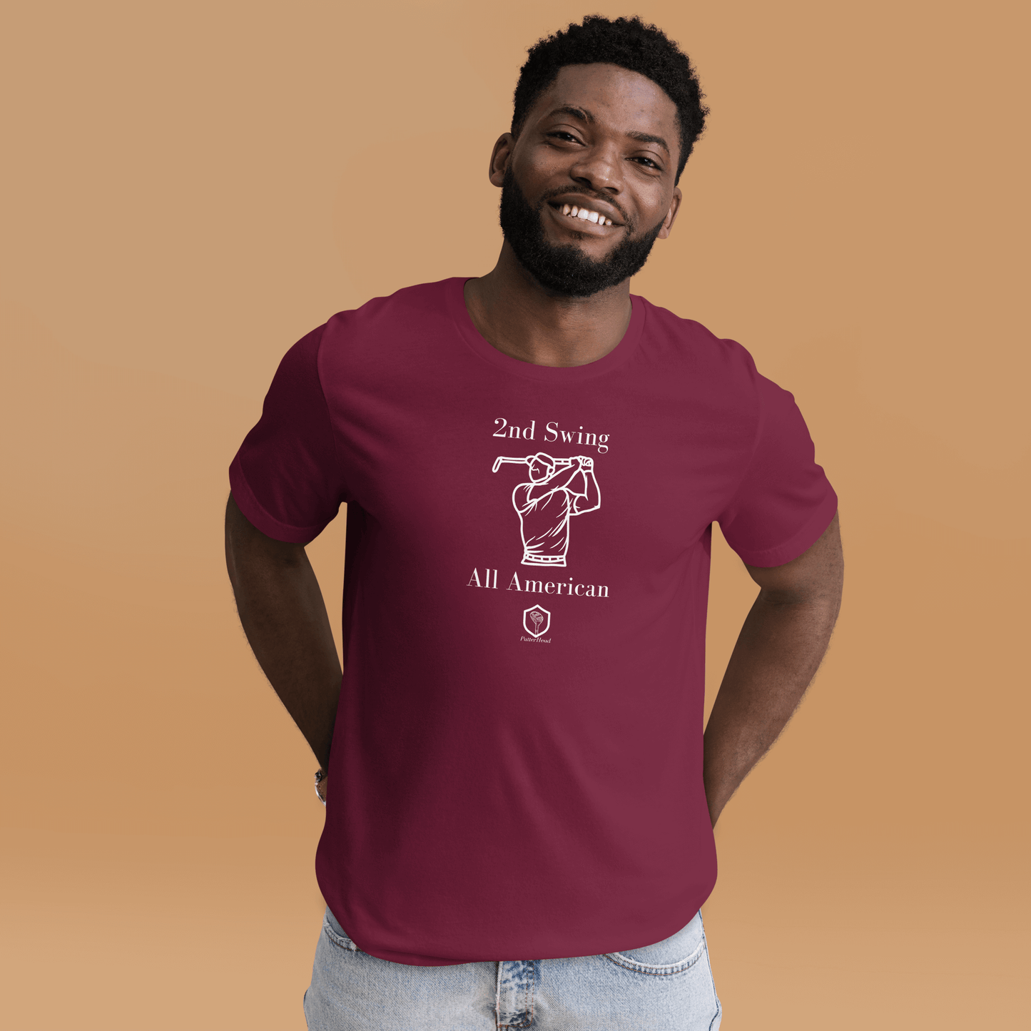 2nd Swing All American Men’s heavyweight t-shirt