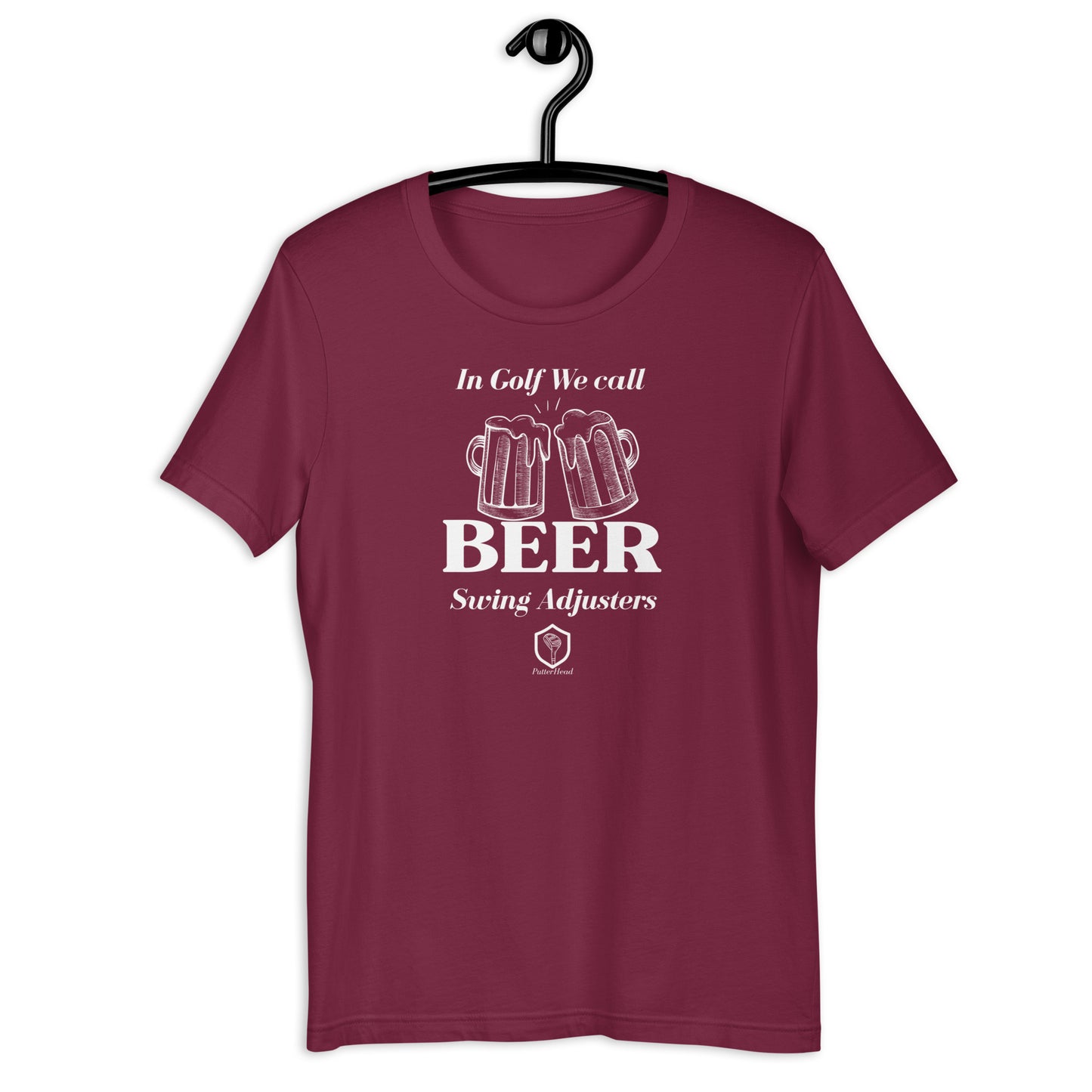 PutterHead We call Beer Swing Adjusters t-shirt - PutterHead