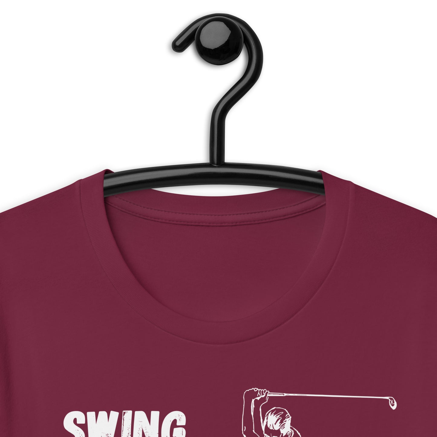 Swing. Swear. Look for ball. Repeat Unisex t-shirt - PutterHead