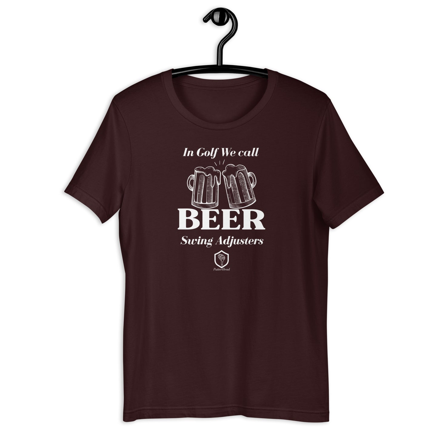PutterHead We call Beer Swing Adjusters t-shirt - PutterHead
