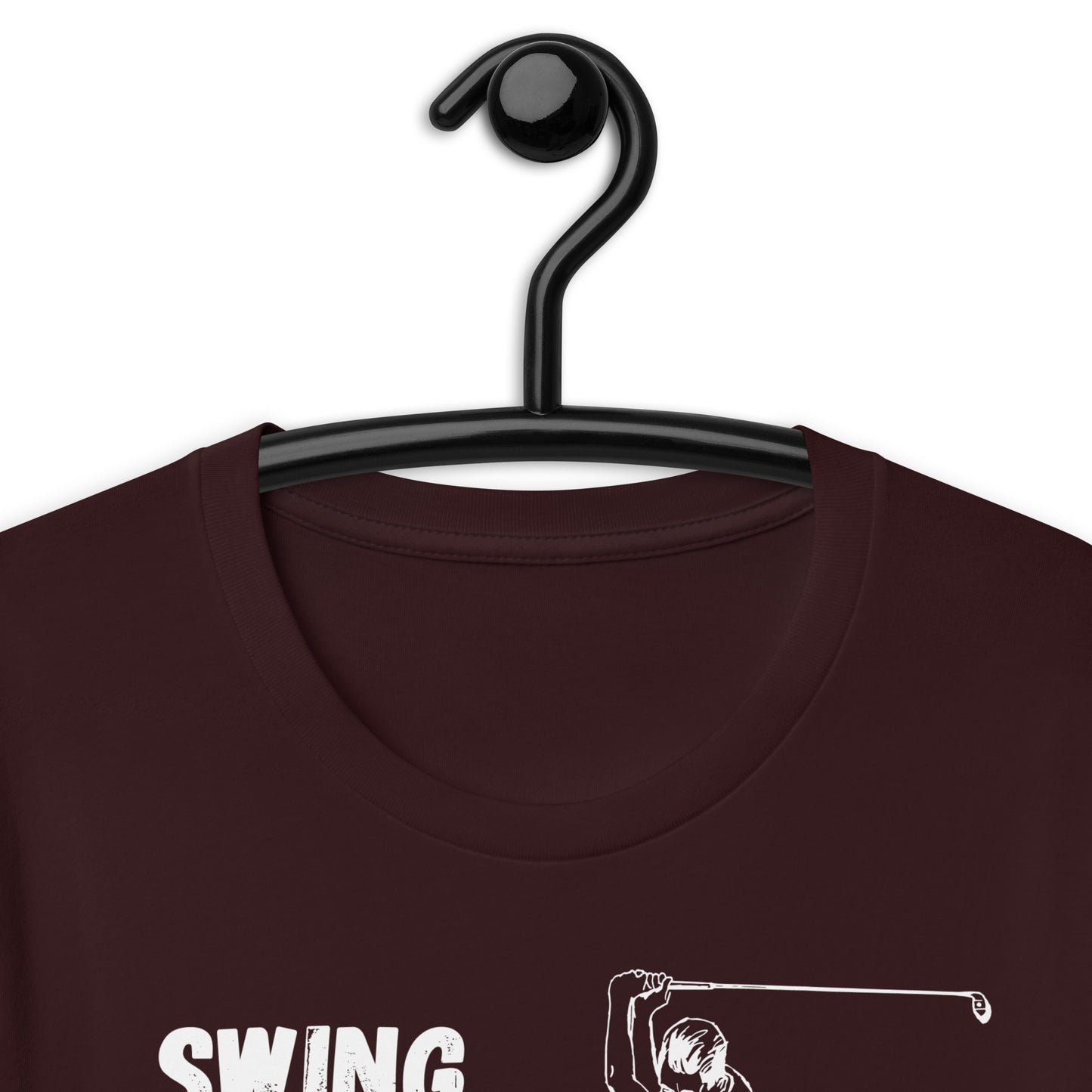 Swing. Swear. Look for ball. Repeat Unisex t-shirt - PutterHead