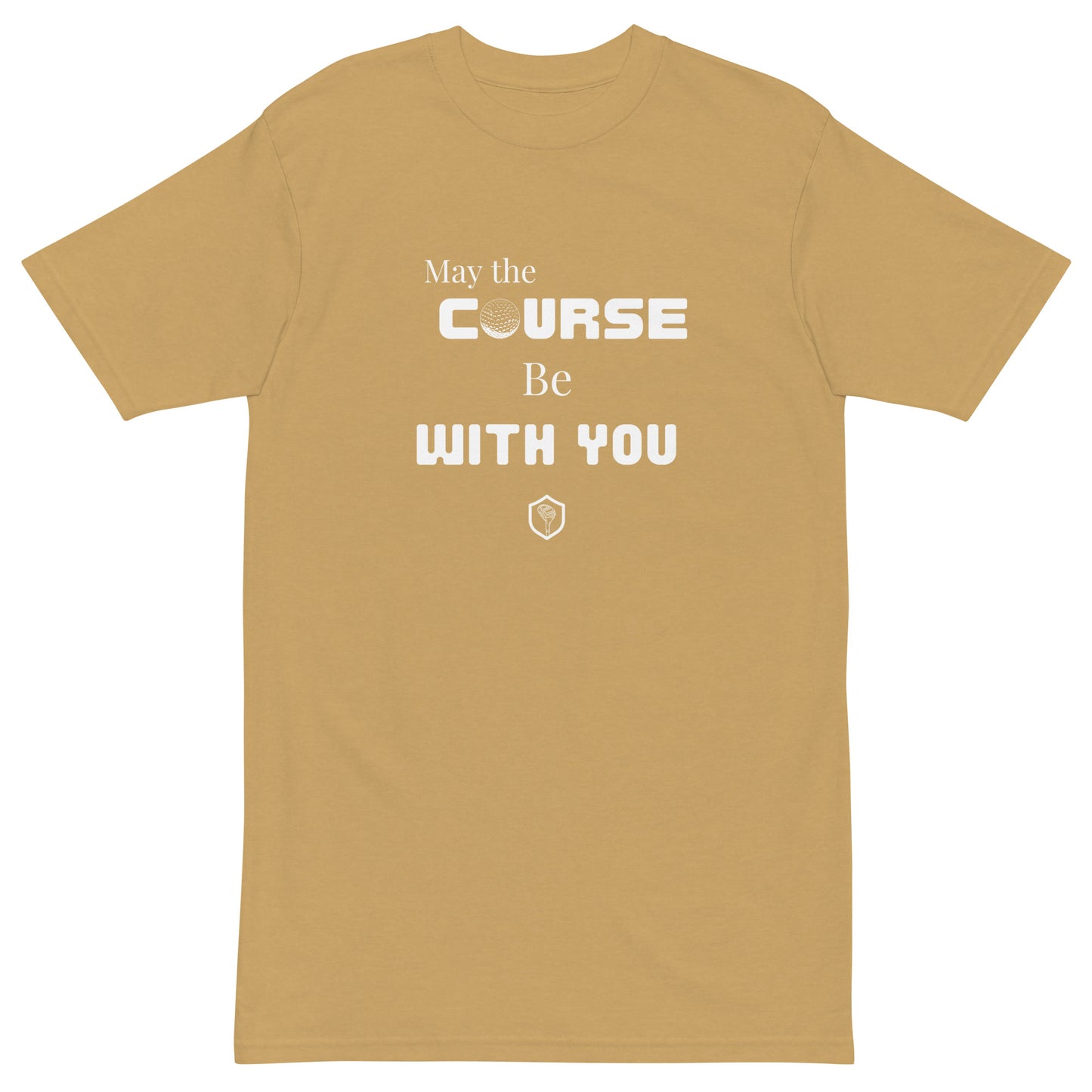 PutterHead May the Course Be With You Men’s premium heavyweight tee - PutterHead